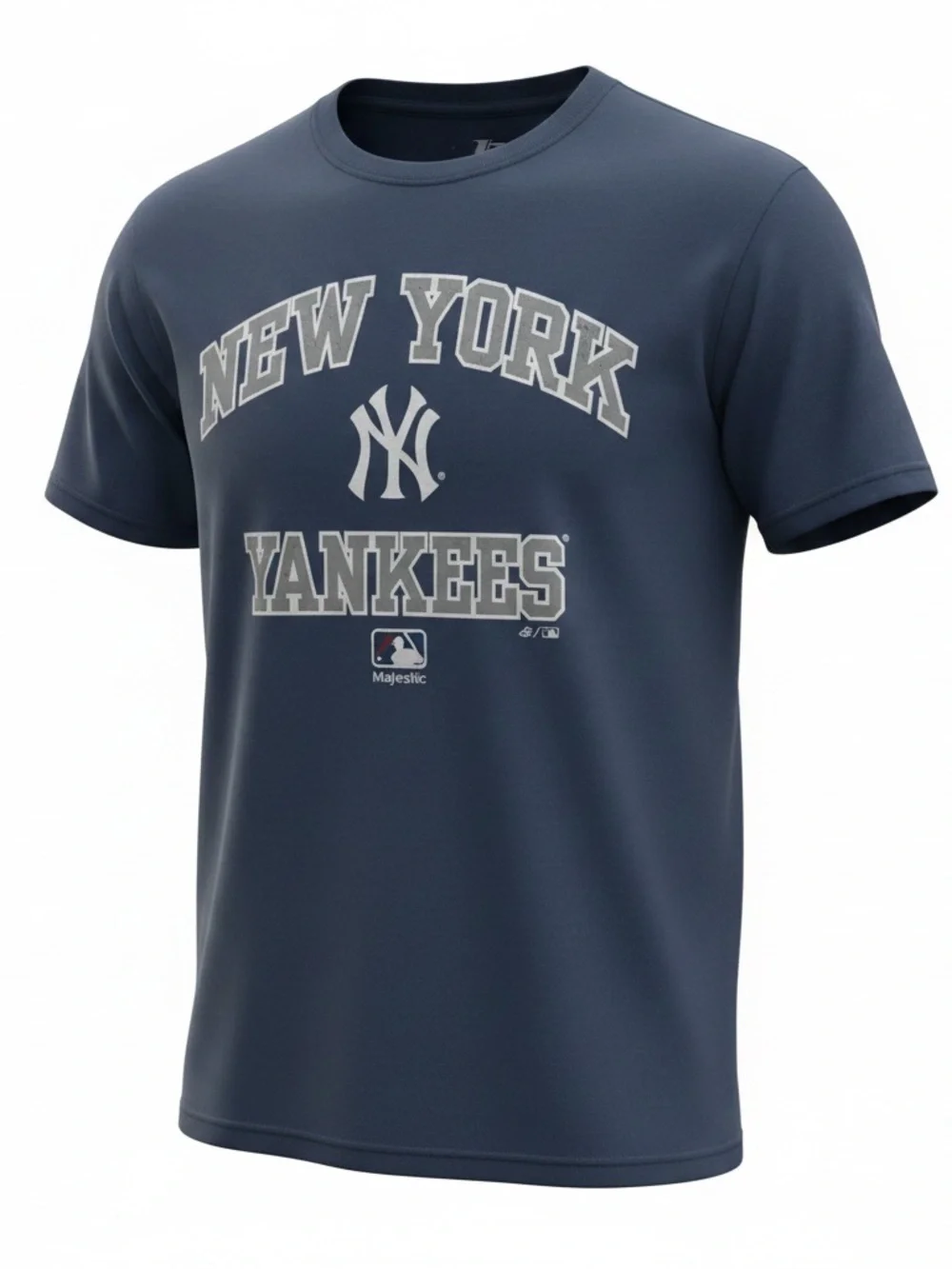 New York Yankees T Shirt NWT Mens Large Blue MLB - Picture 1 of 9